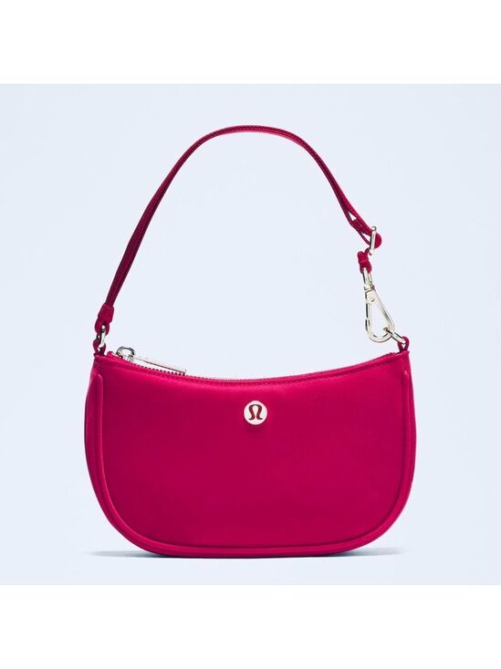 lululemon athletica Handbags - Lululemon-City Essentials Mini Shoulder Bag 1L-Berry Rumble-NWT